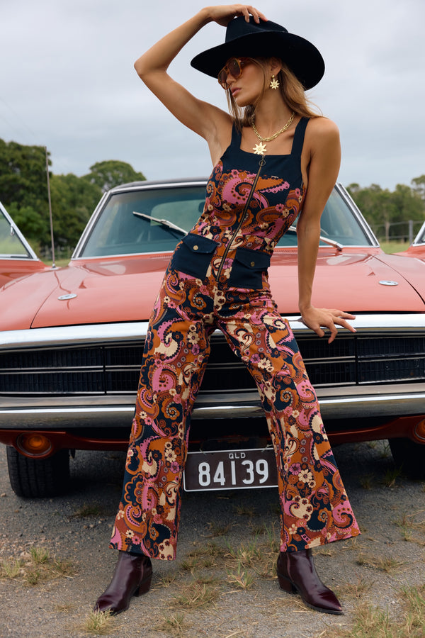 Dallas Jumpsuit - Mulberry
