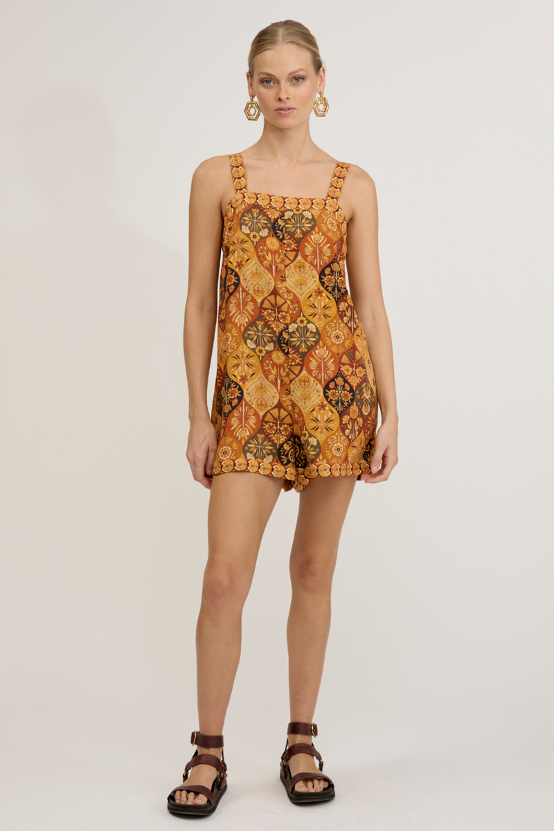 Leisure Romper - Desert Night