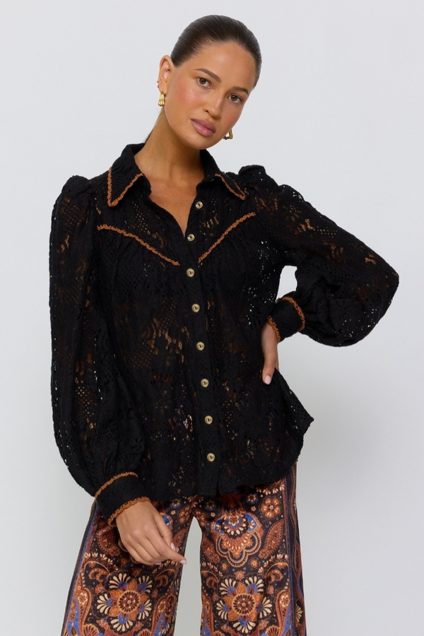 Adriana Blouse - Raven