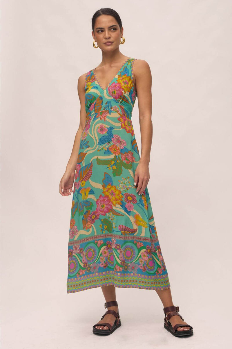 Marley Midi Dress - Summer Sky