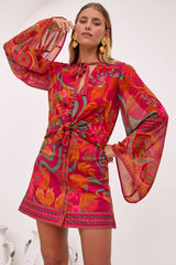 Maree Blouse - Ruby Rhapsody