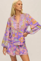 Sylvie Blouse - Lilac Wine