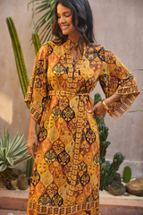 Montana Midi Dress - Desert Night