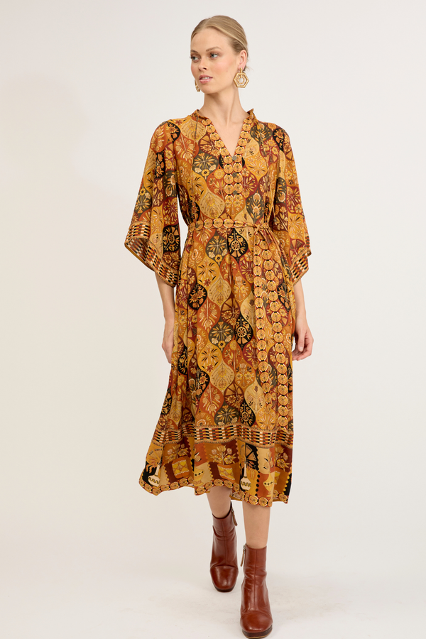 Montana Midi Dress - Desert Night