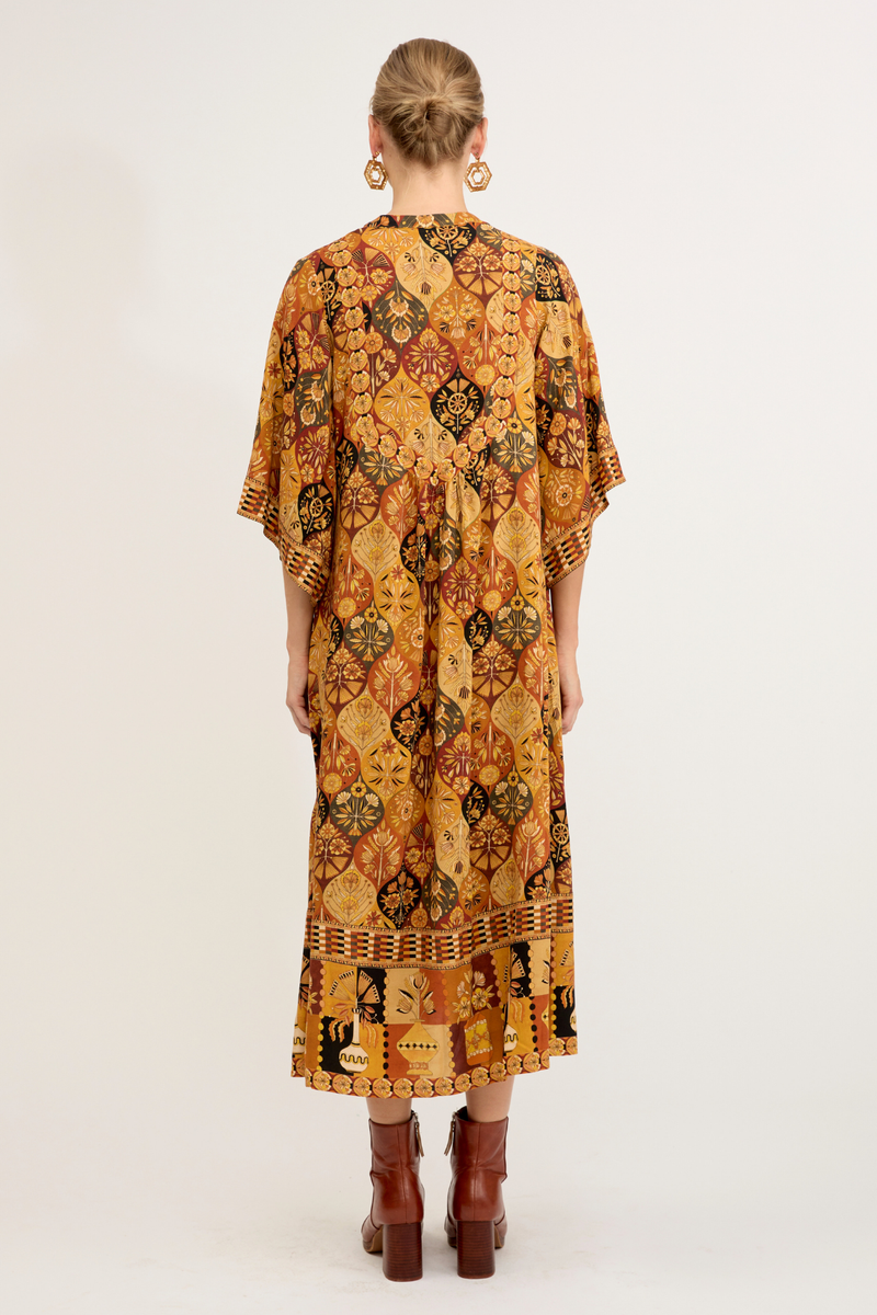 Montana Midi Dress - Desert Night