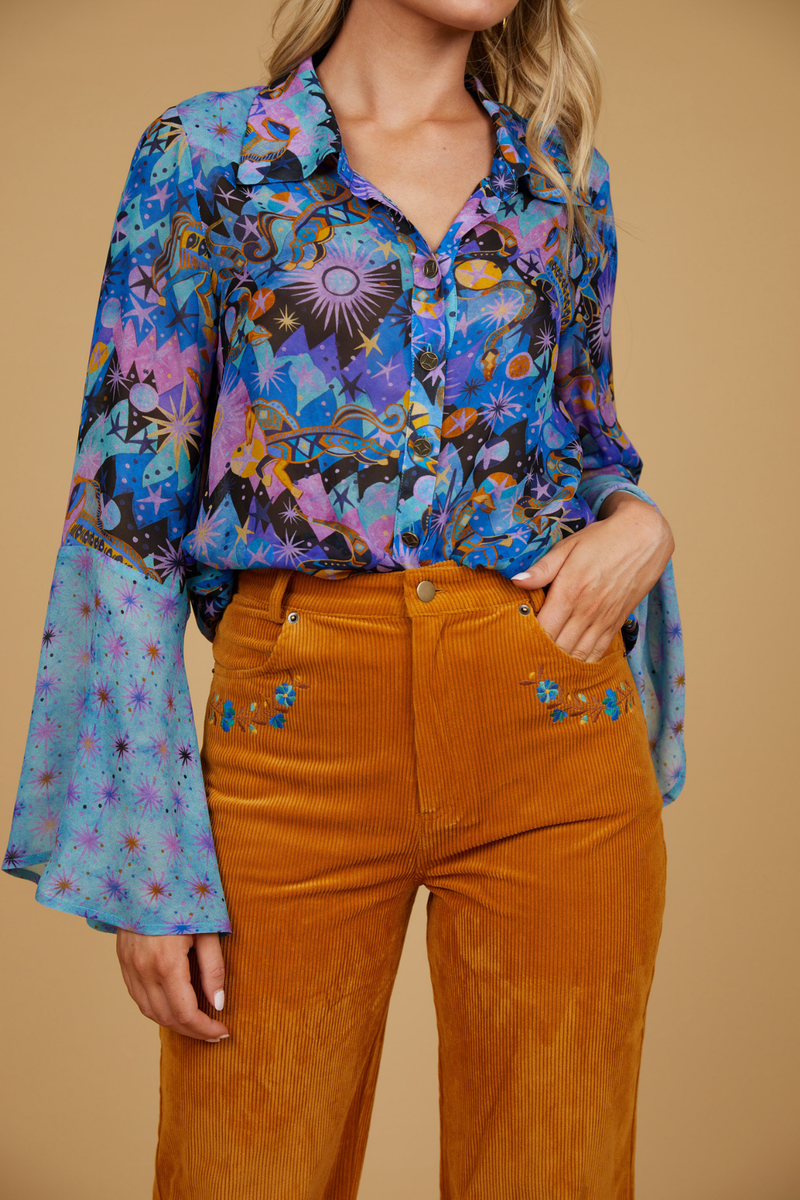 Cassidy Blouse - Mystic River