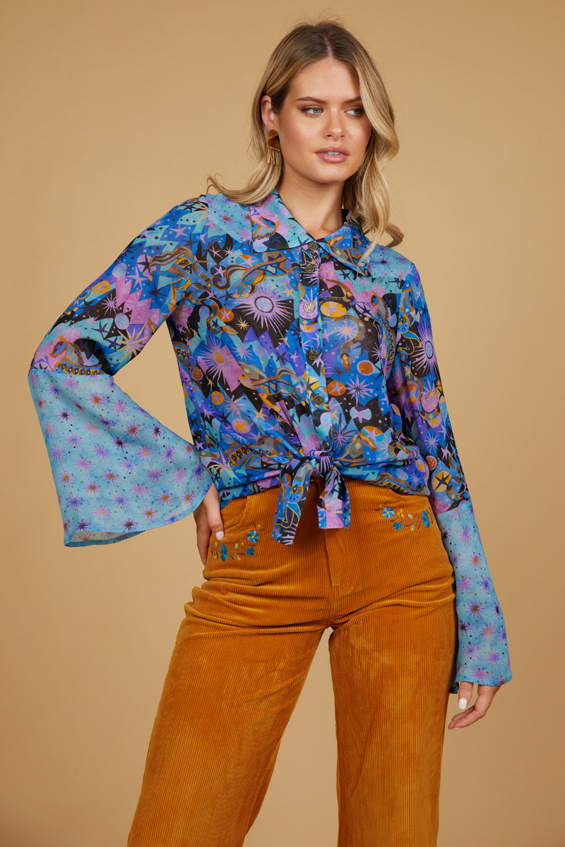Cassidy Blouse - Mystic River