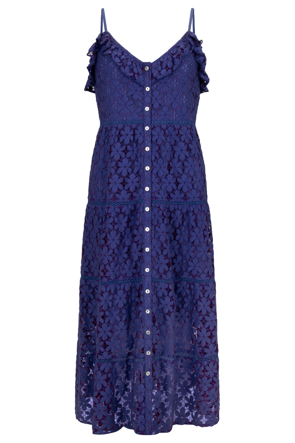 Florentina Midi Dress - Indigo