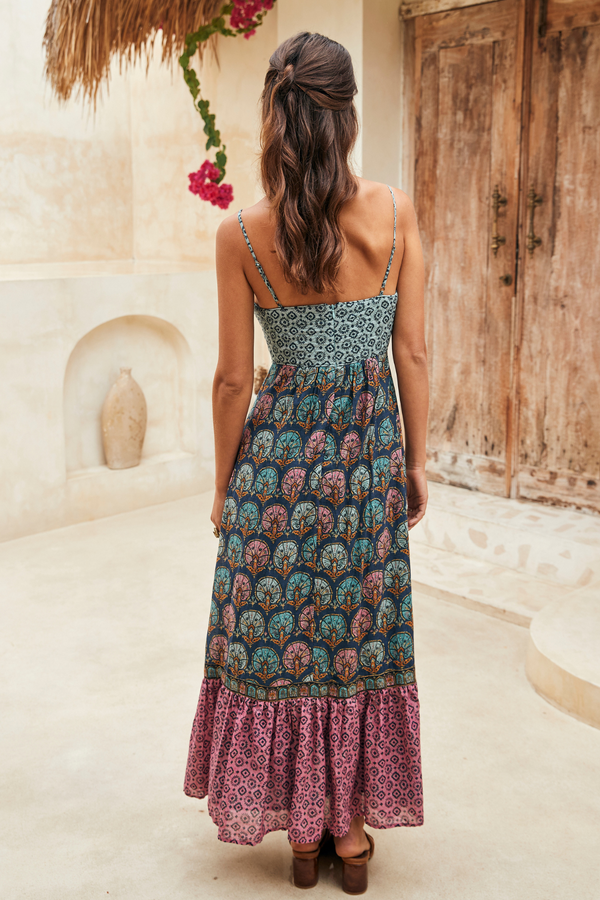 Ophelia Midi Dress - Persian Jewel