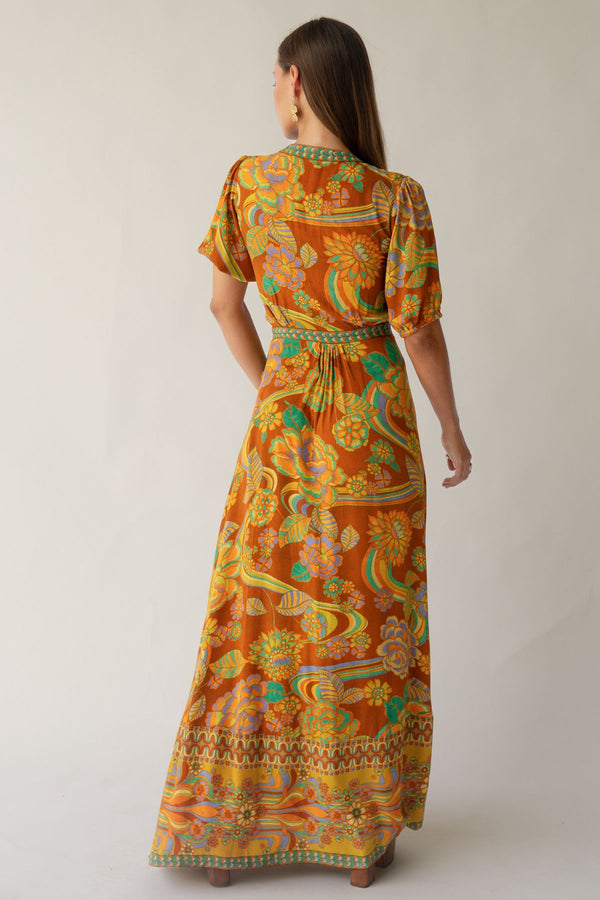 Dawn Wrap Dress - Harvest