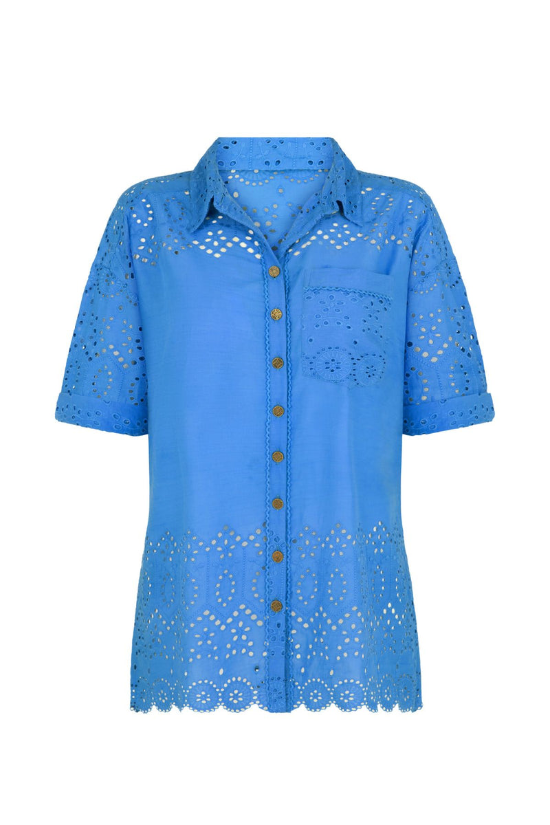 Tropic Shirt - Cobalt