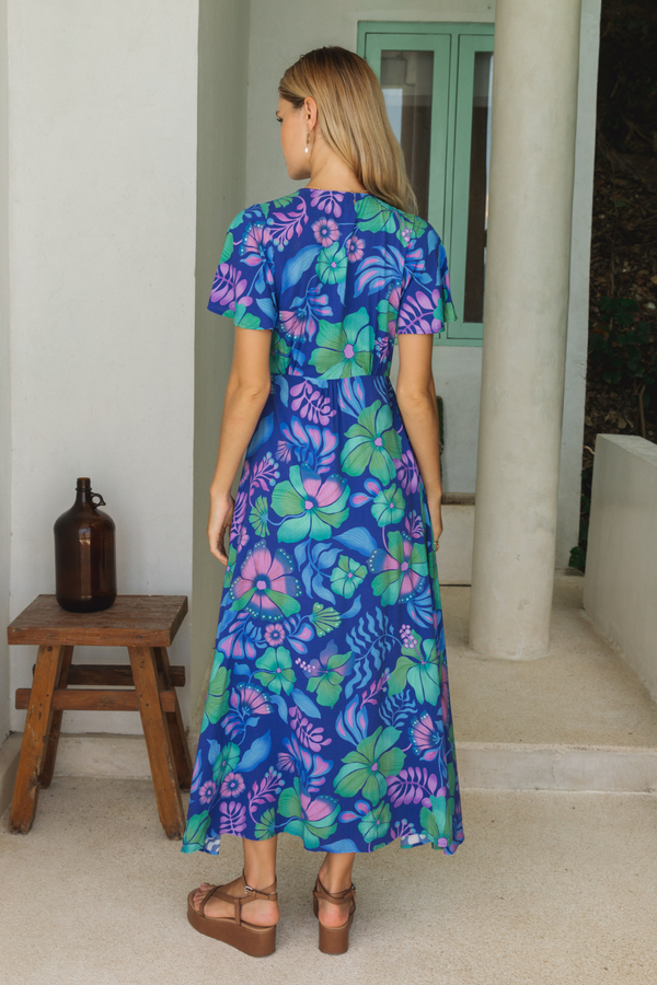 Wanderer Maxi Dress - Ultraviolet