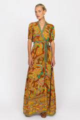 Dawn Wrap Dress - Harvest