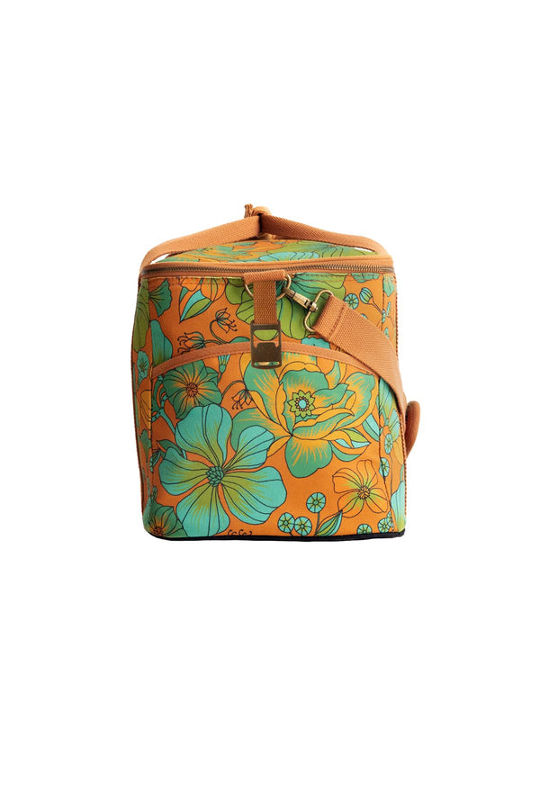 Wandering Folk x Nine Lives Bazaar - Land of the Sun Cooler Bag - Tan