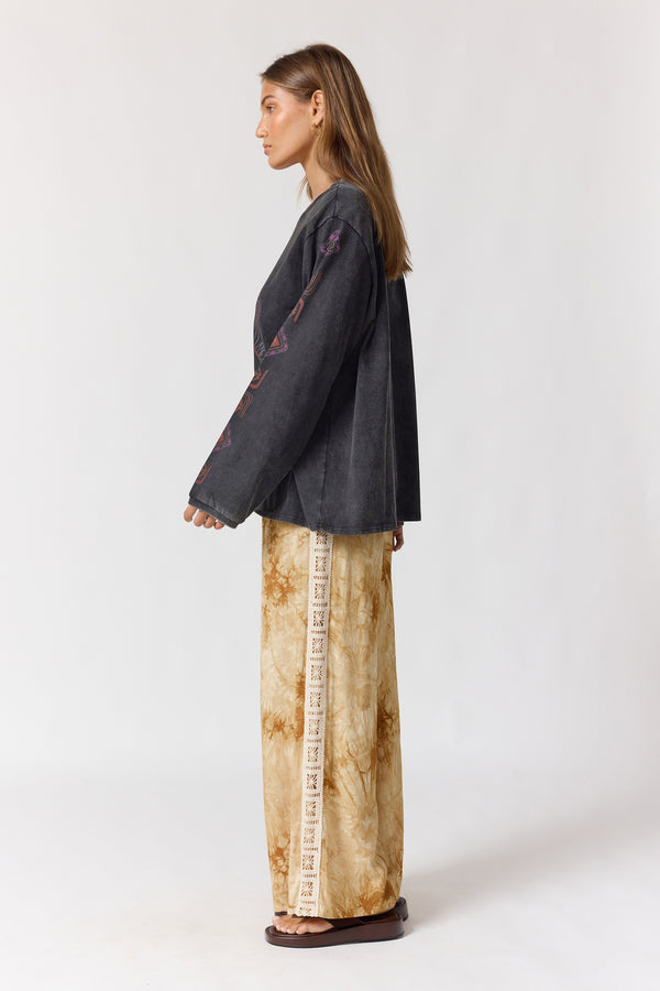 Mirage Long Sleeve Tee - Noir