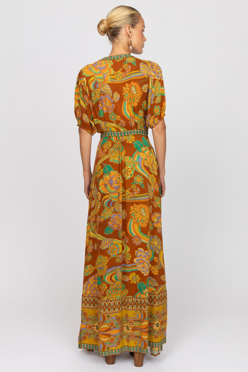 Dawn Wrap Dress - Harvest