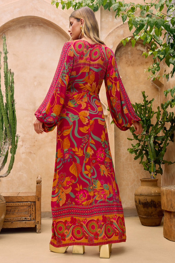 Mirage Maxi Dress - Ruby Rhapsody