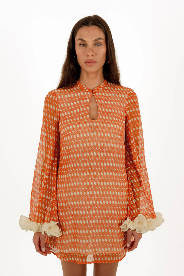 Yas Mini Dress - Ochre
