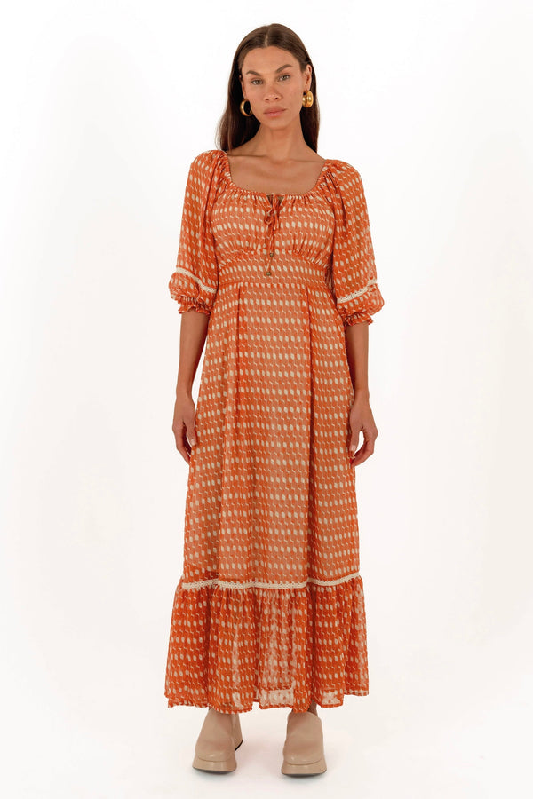 Gigi Maxi Dress - Ochre
