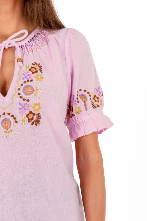 Bella Blouse - Petal