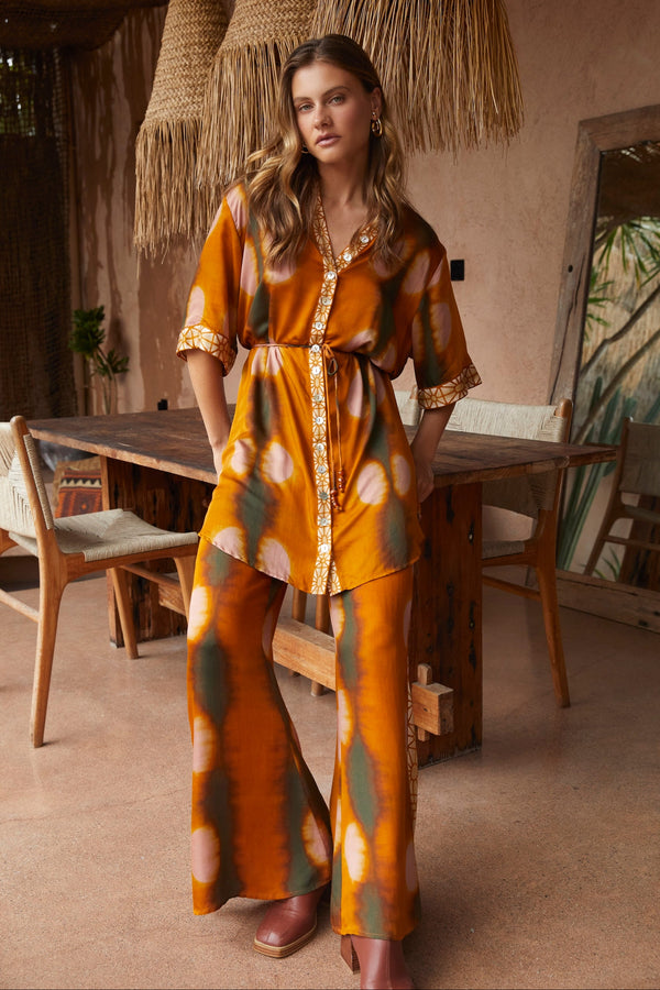 Lois Shirt Dress - Umber