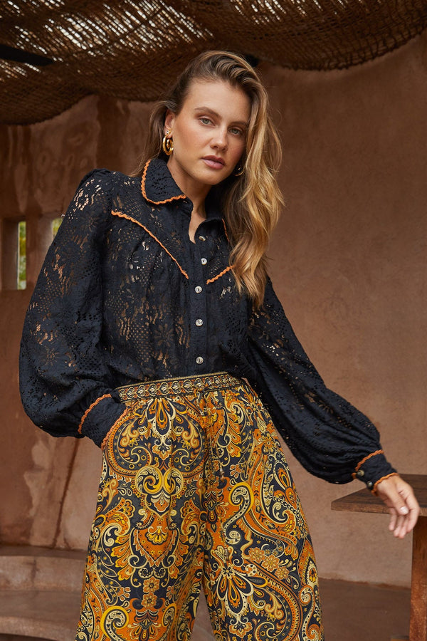 Adriana Blouse - Raven