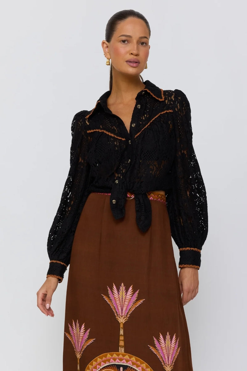 adriana tobacco Adriana Blouse