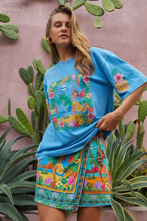 Aloha Girl Tee - Aloha Print