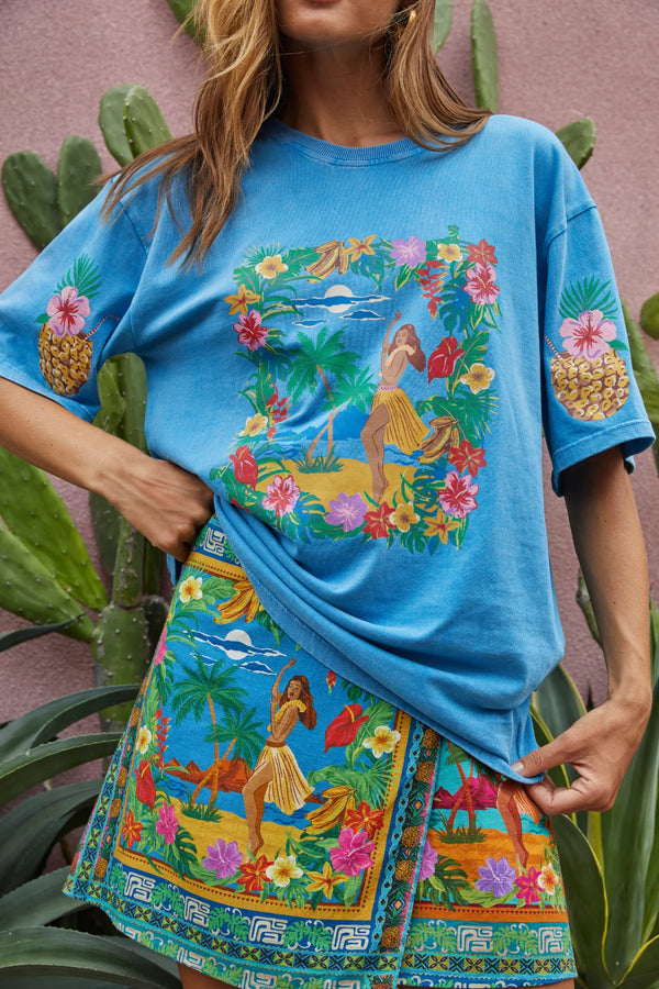 Aloha Girl Tee - Aloha Print