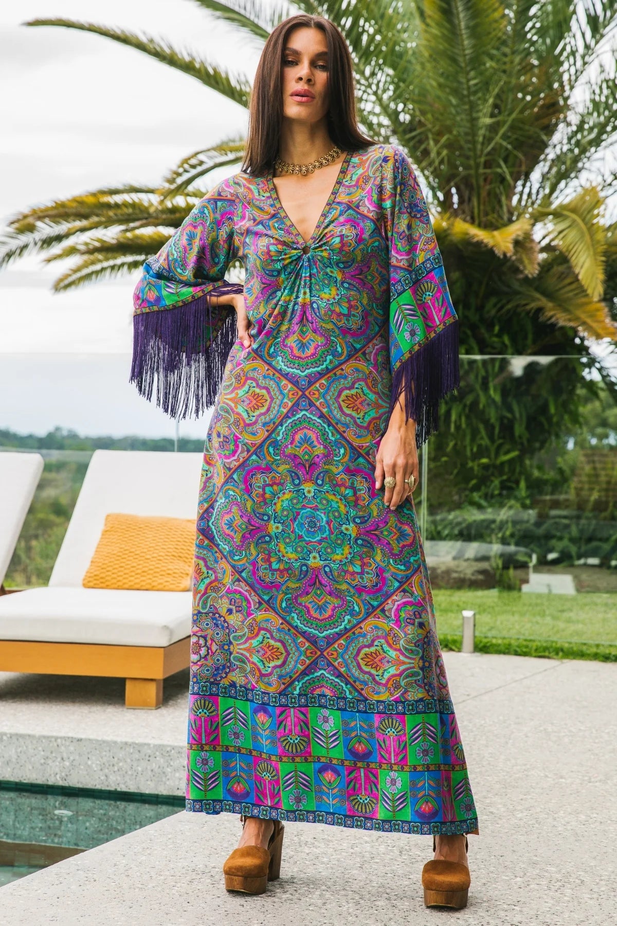 Muse Maxi Dress ‚ Mystique