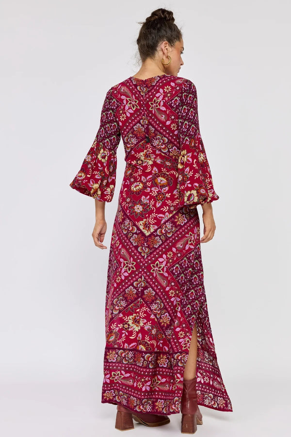 Quartz Gown - Pomegranate