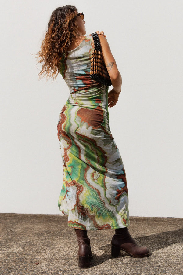 Tullah Midi Dress - Jade