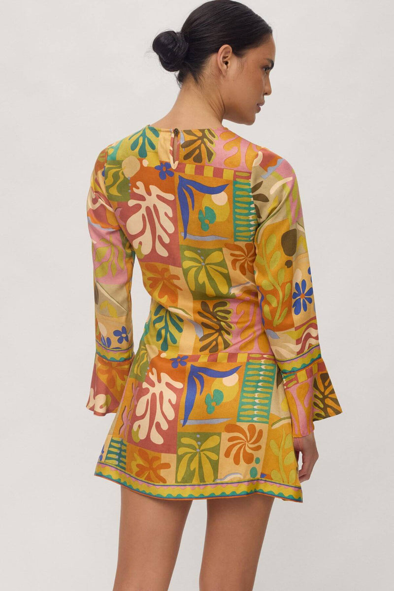 Wilder Mini Dress - Vivid Patchwork