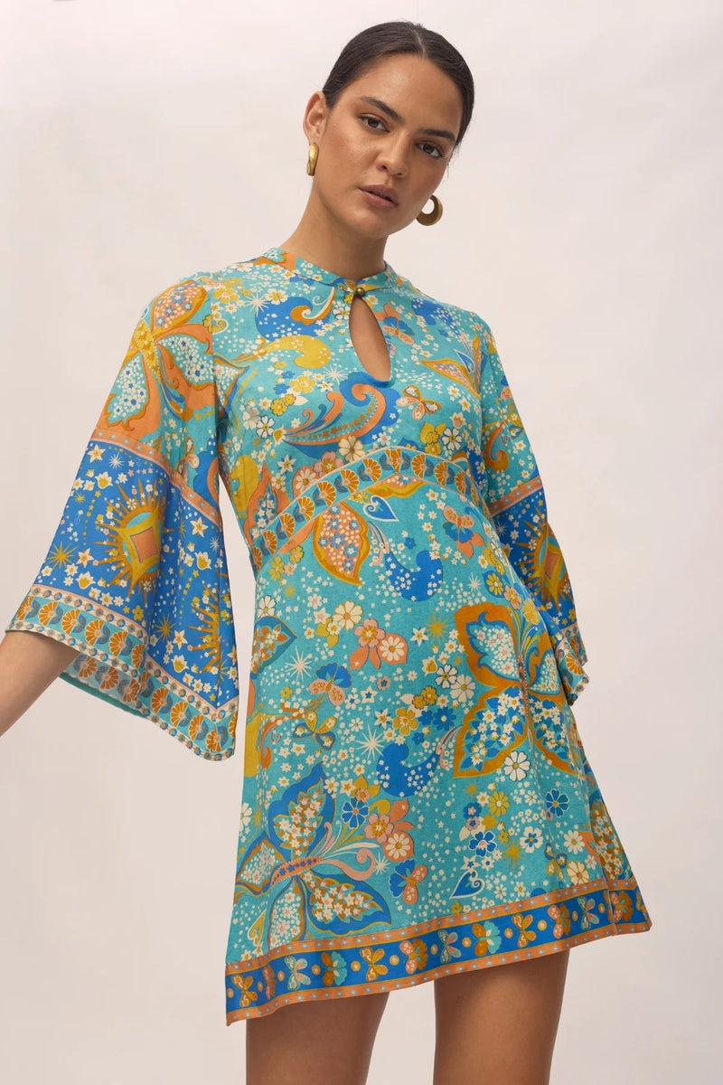 Akira Mini Dress - Aquamarine Akira Mini Dress - Aquamarine