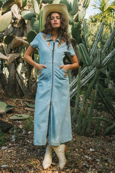 bambi midi dress Bambi Midi Dress ‚ Denim