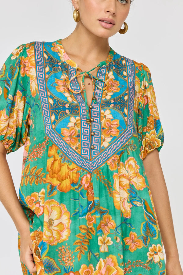 Love Letter Midi Dress - Atlantis