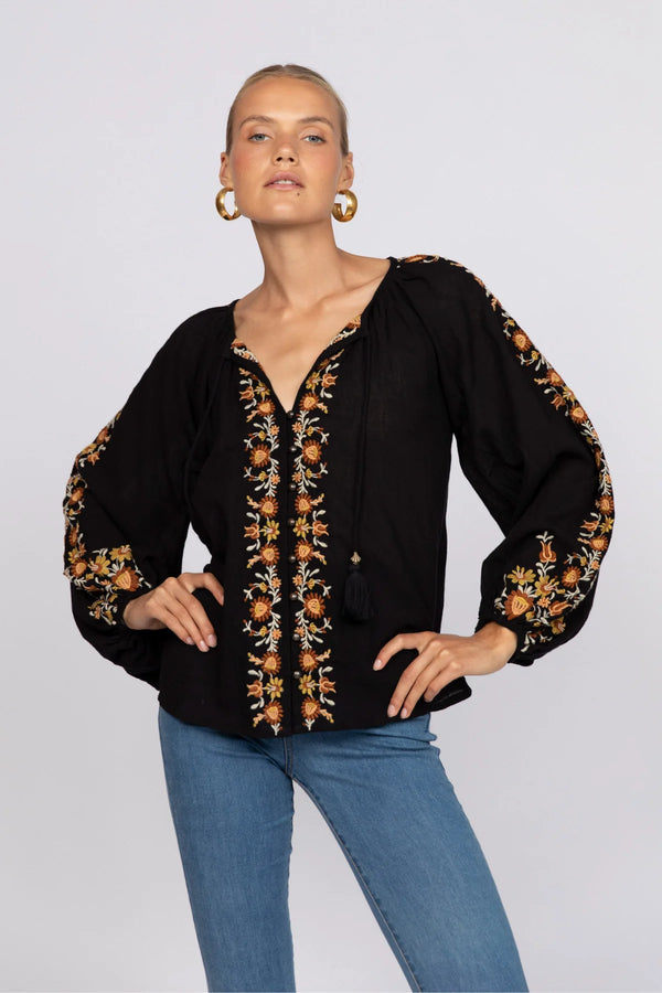 Ritual Blouse - Ebony