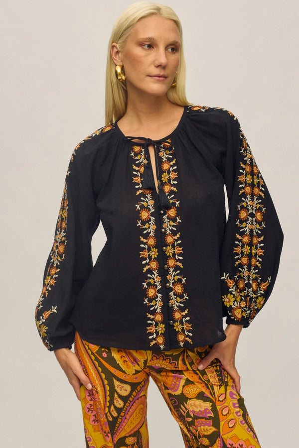 Ritual Blouse - Ebony