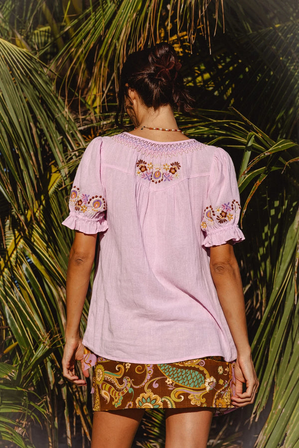 Bella Blouse - Petal
