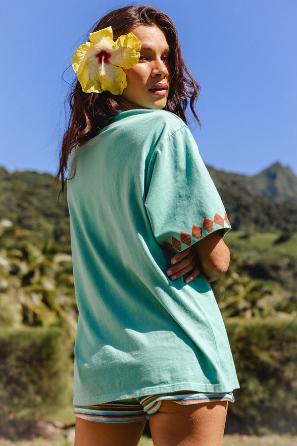Silver Sun Tee - Nautical