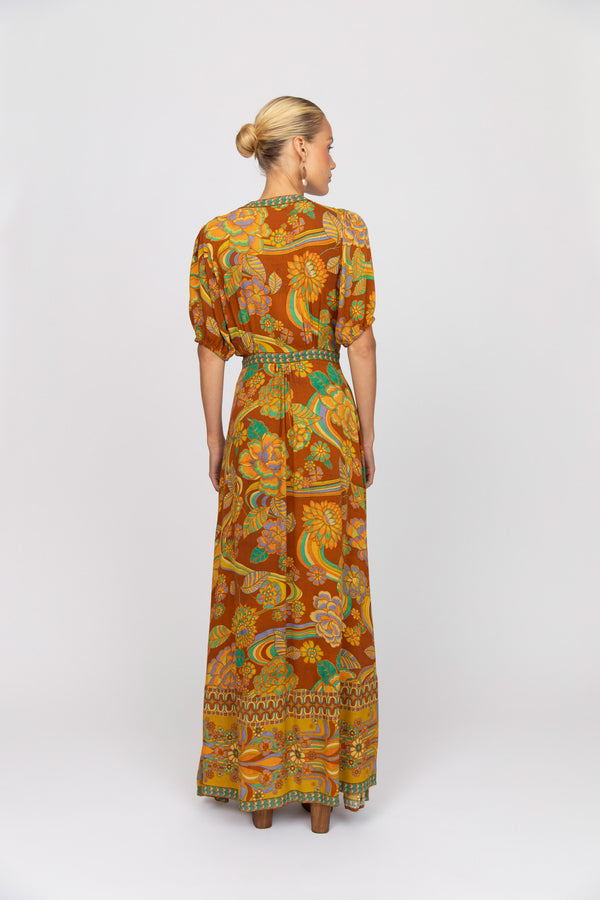 Dawn Wrap Dress - Harvest