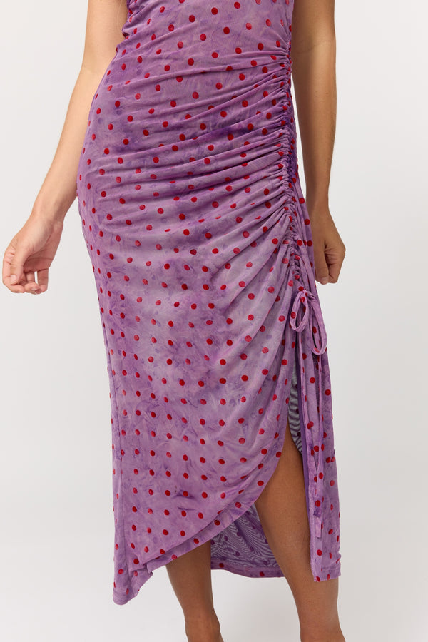 Tullah Midi Dress - Purple Heart