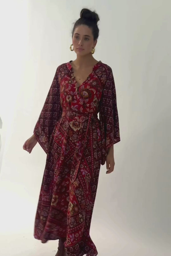 Dreamweaver Gown - Pomegranate