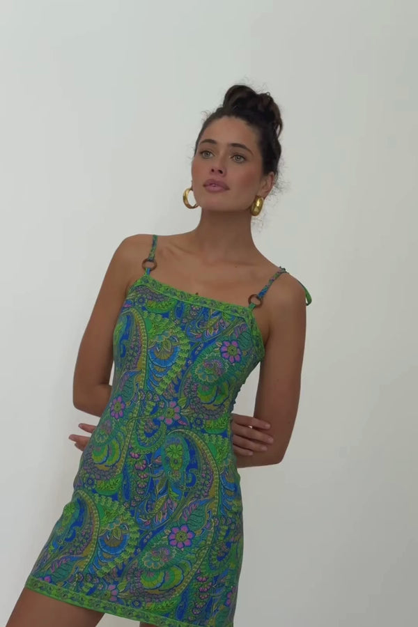 Sunny Mini Dress - Lagoon